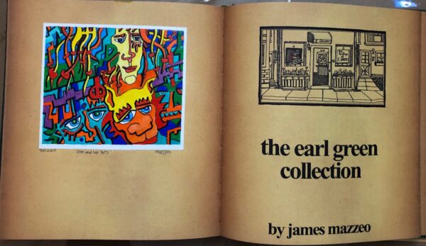 A book with an image of a face and the words " the earl of collection ".